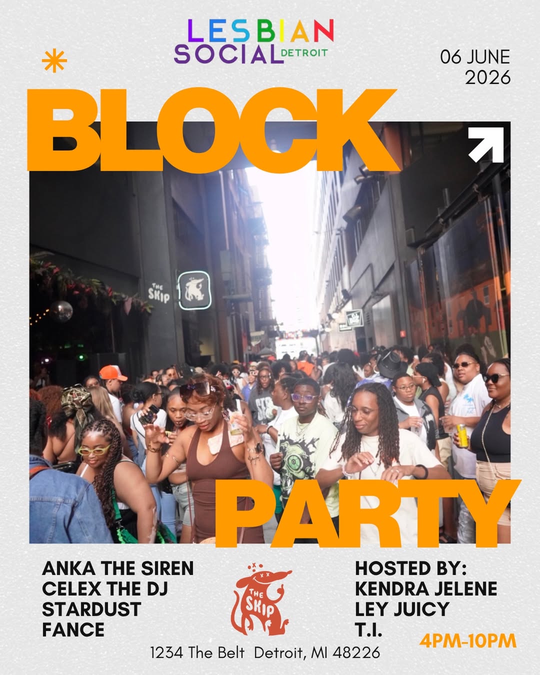 6th Annual Lesbian Social Girls Just Wanna Have Fun Block Party