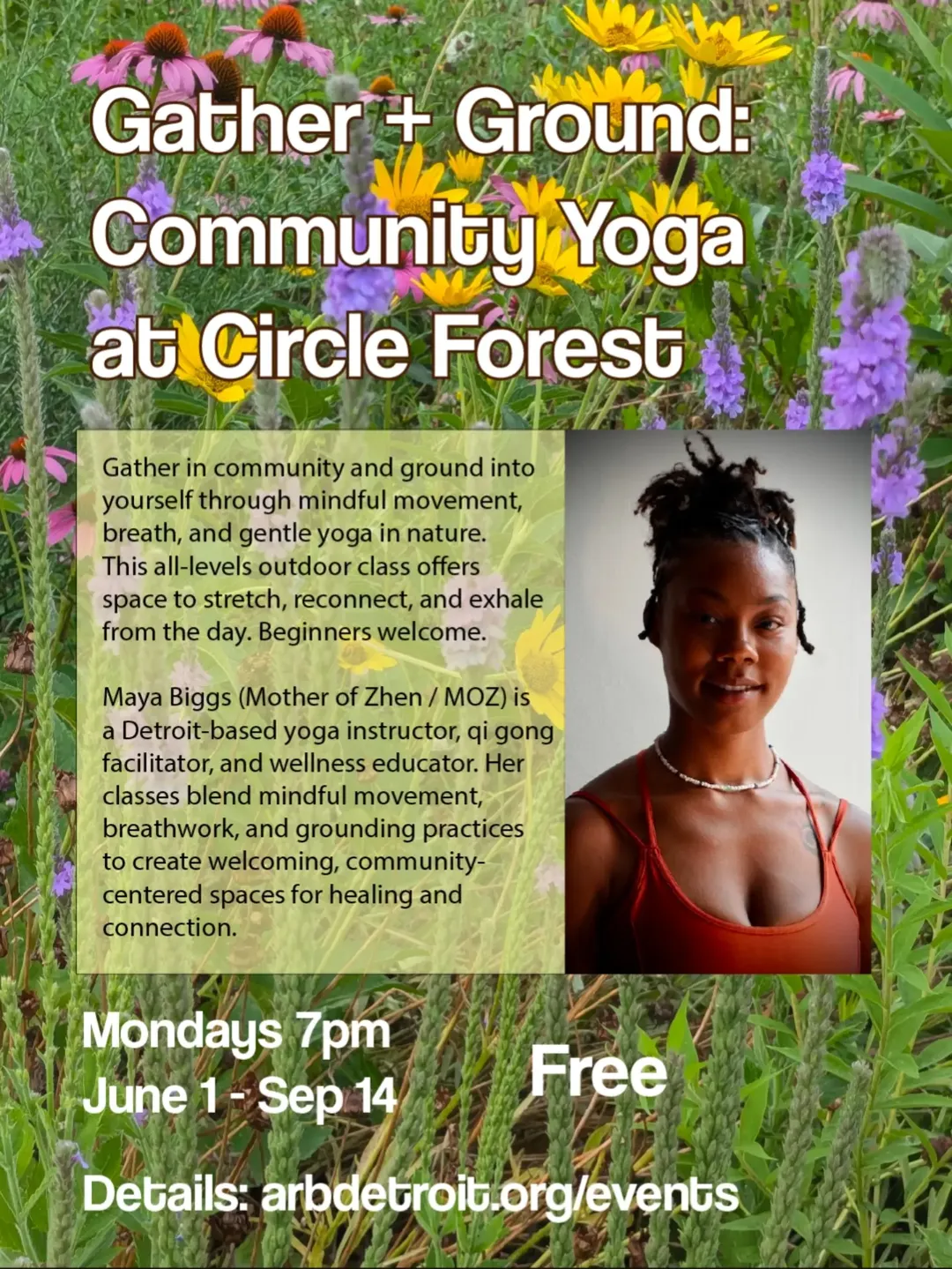 Gather + Ground Community Yoga at Circle Forest