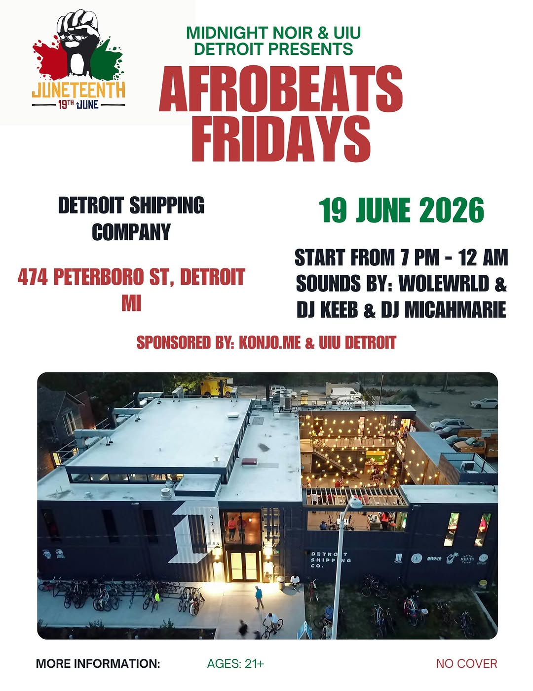 AFROBEATS FRIDAYS: JUNETEENTH EDITION