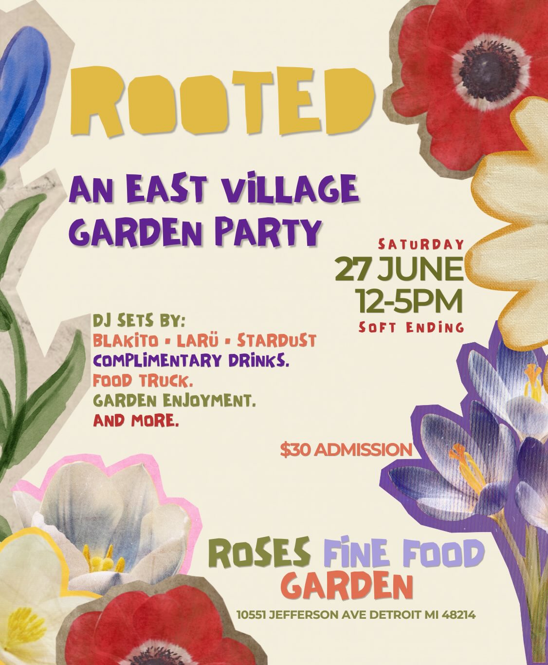 Rooted: An East Village Garden Party