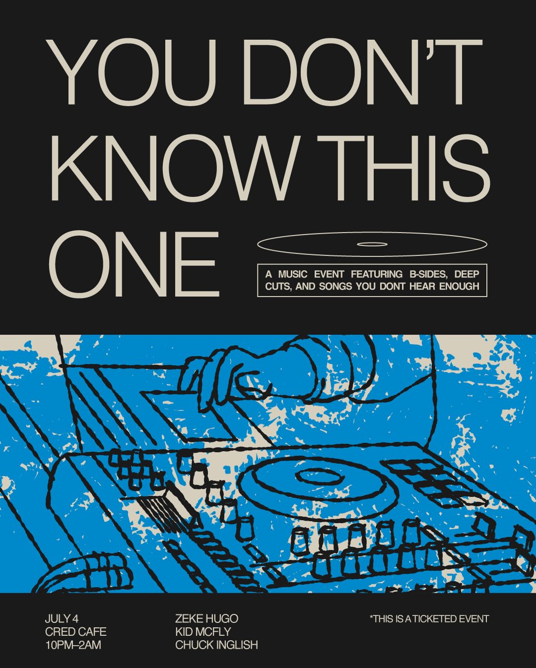 YOU DON'T KNOW THIS ONE
