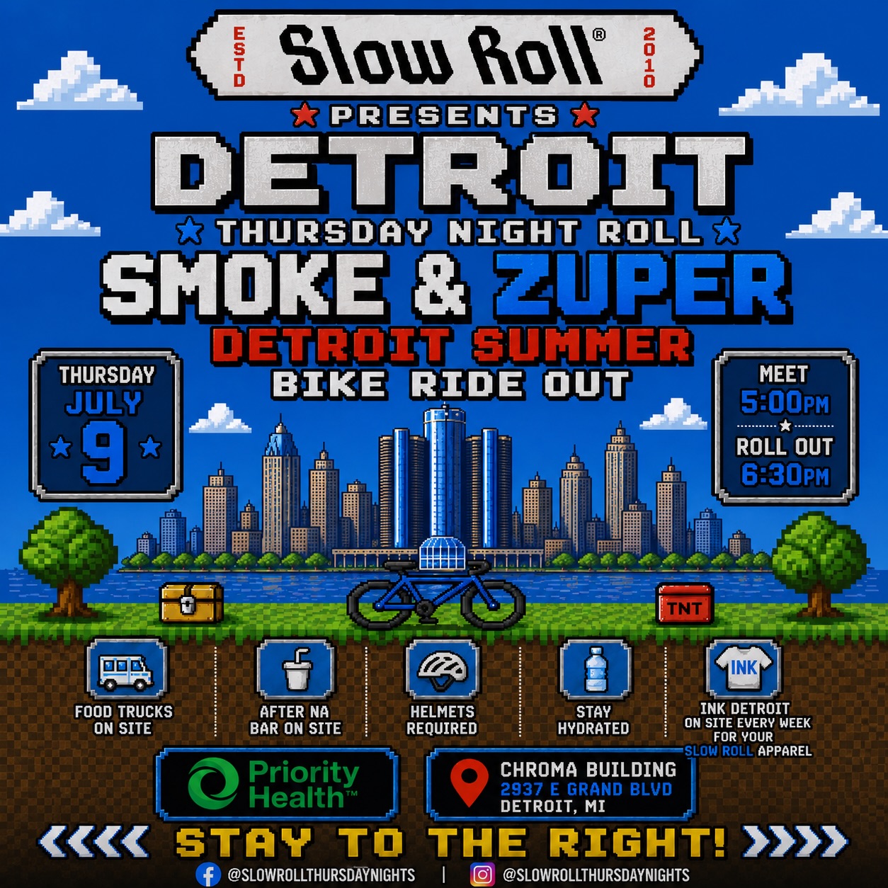 Slow Roll Detroit: Smoke & Zuper – Detroit Summer Roll Out