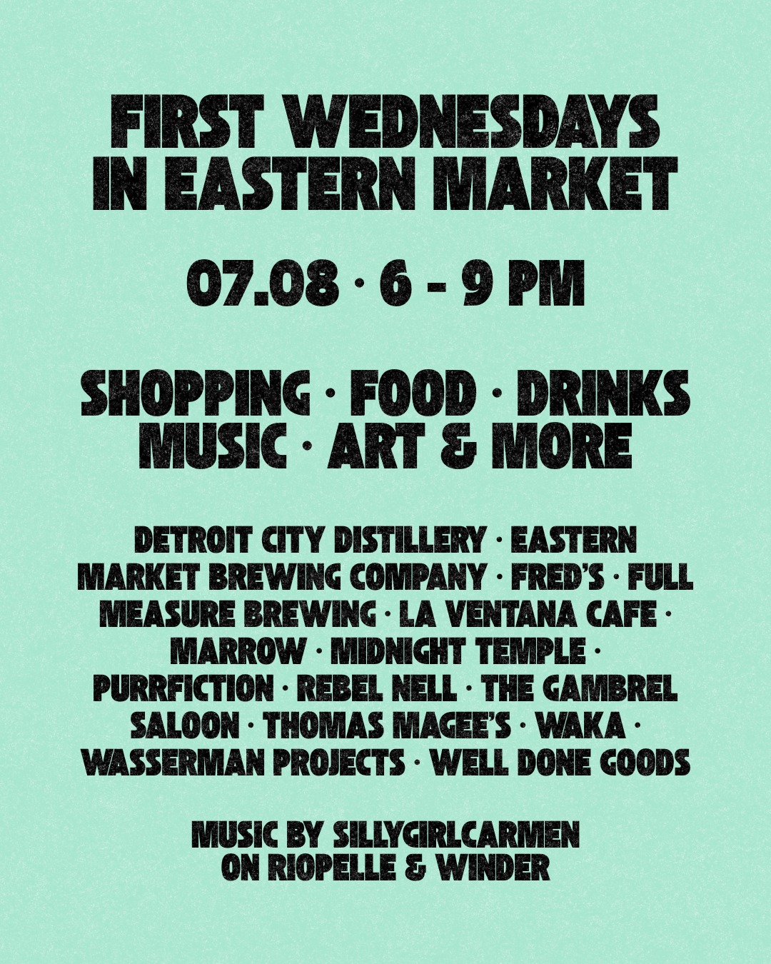 First Wednesdays in Eastern Market