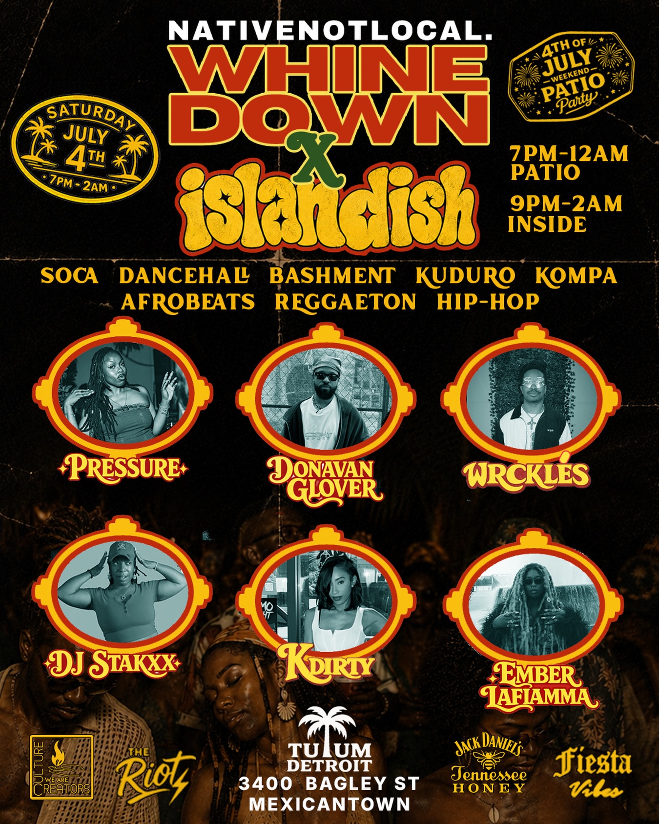 Whine Down x Islandish 4th of July