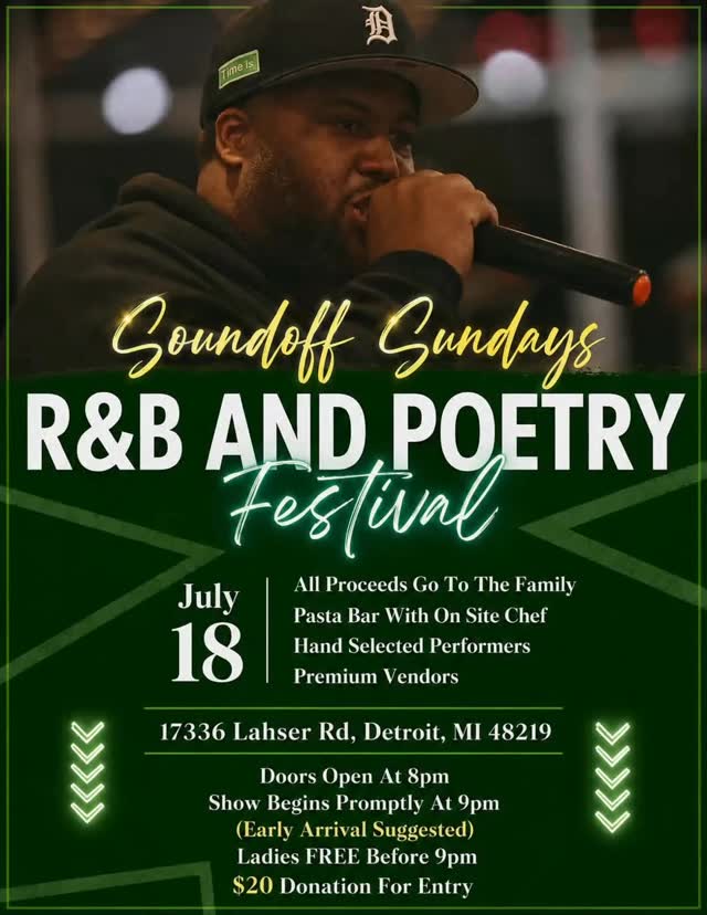 Soundoff Sundays R&B and Poetry Festival