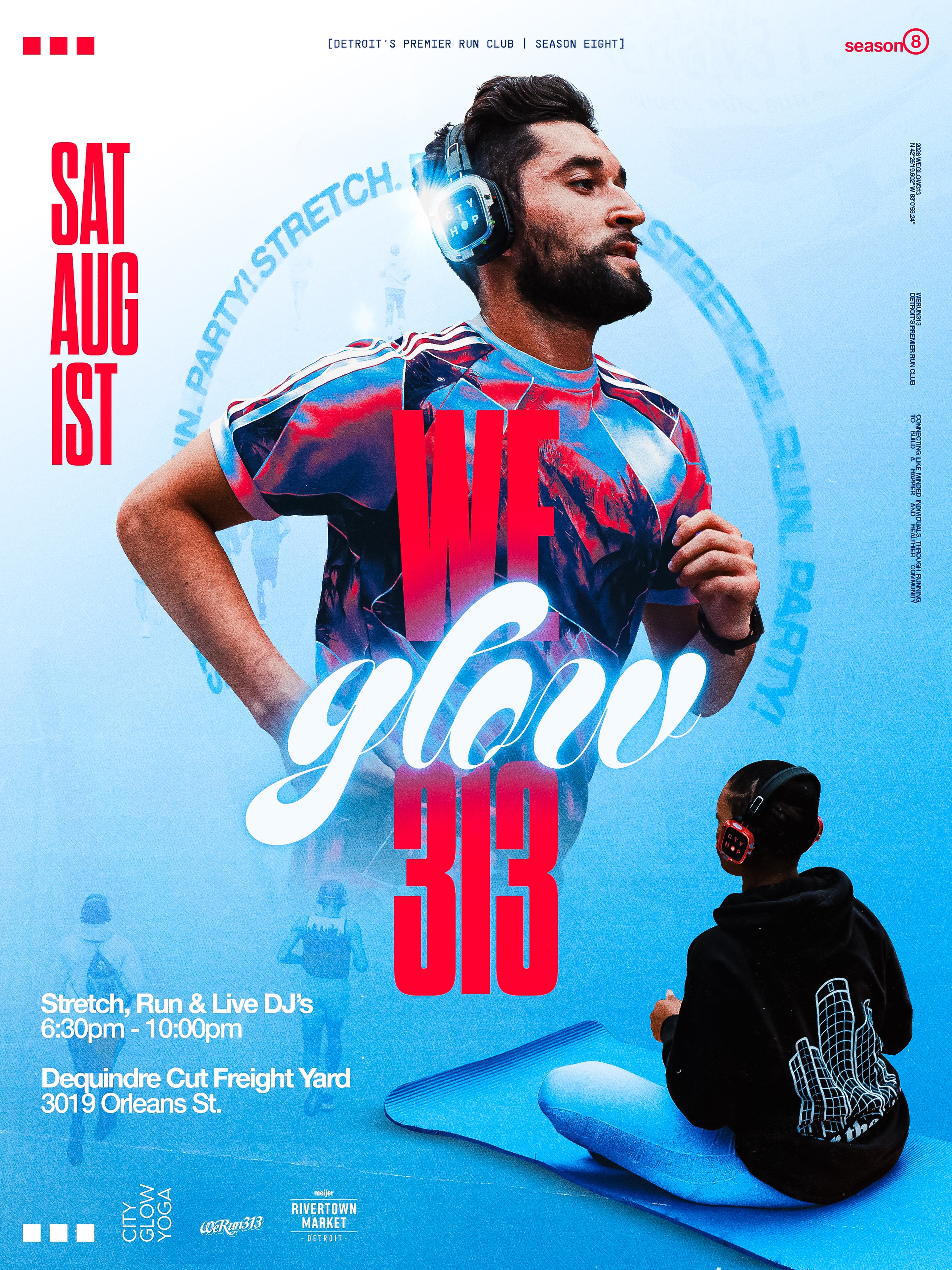 WEGLOW313 - Silent Disco Run + Yoga