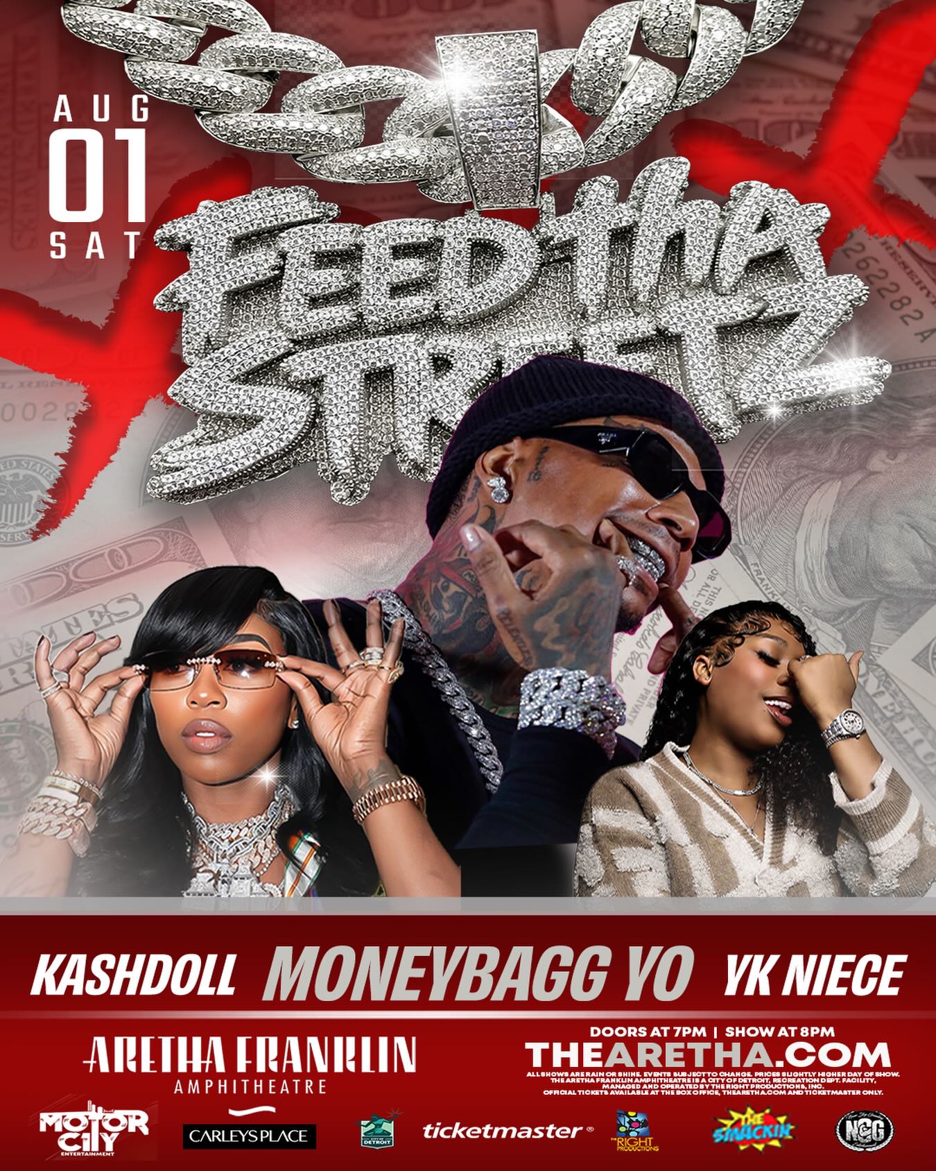 Feed the Streetz Concert feat. Moneybaggyo, Kash Doll & YK Niece