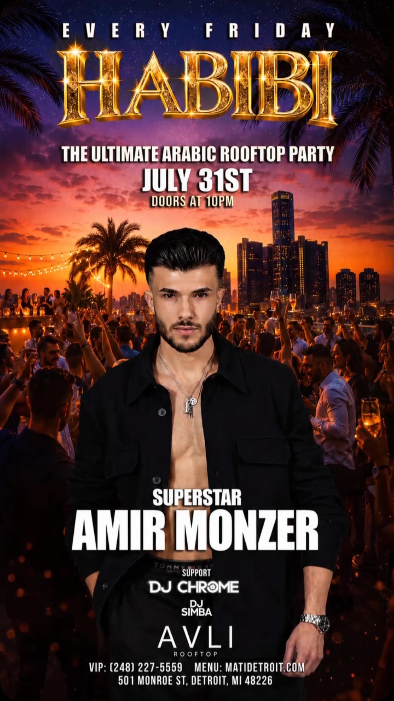 Habibi: The Ultimate Arabic Rooftop Party
