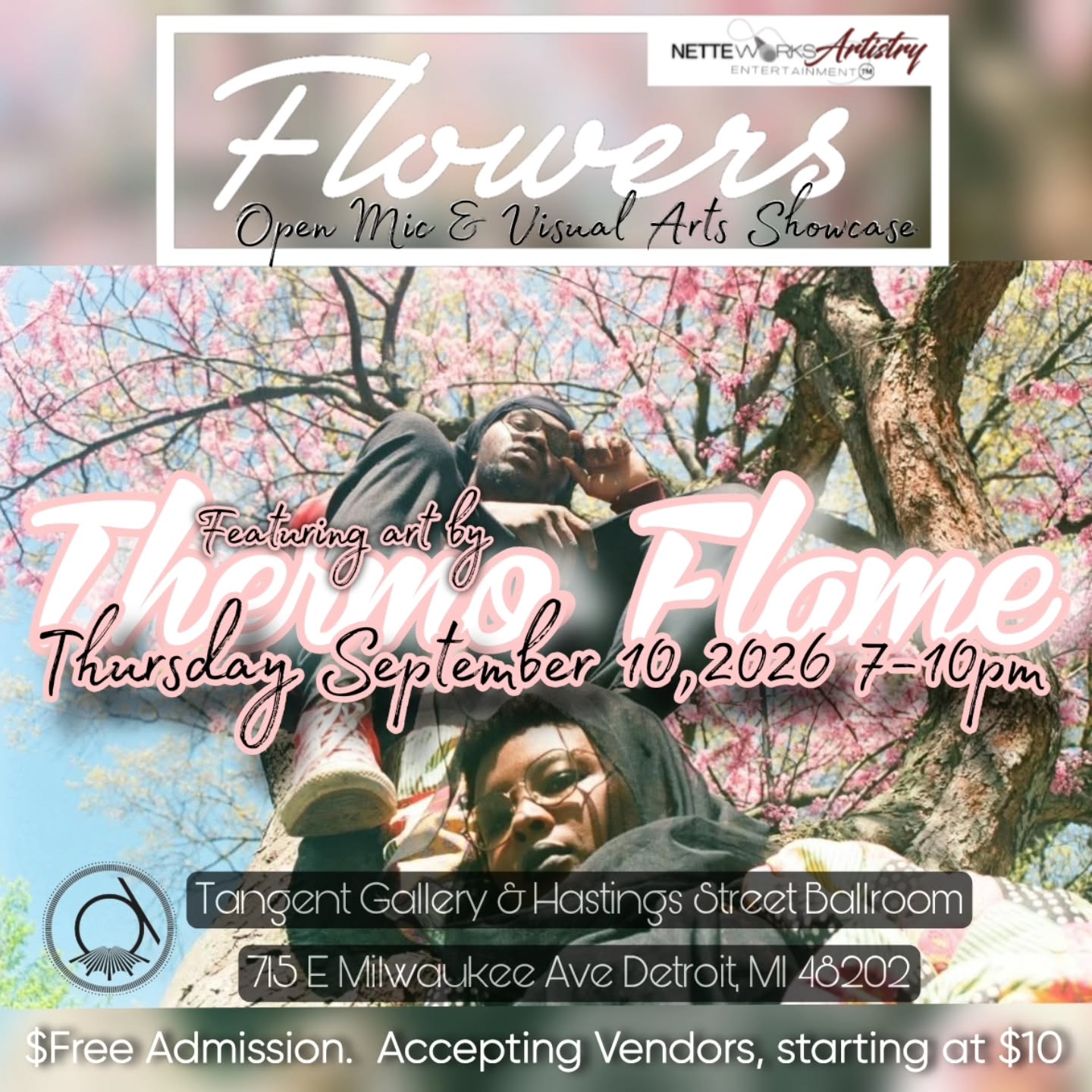 Flowers Open Mic & Visual Arts Showcase