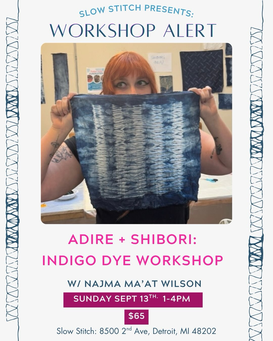 Adire + Shibori: Indigo Dye Workshop