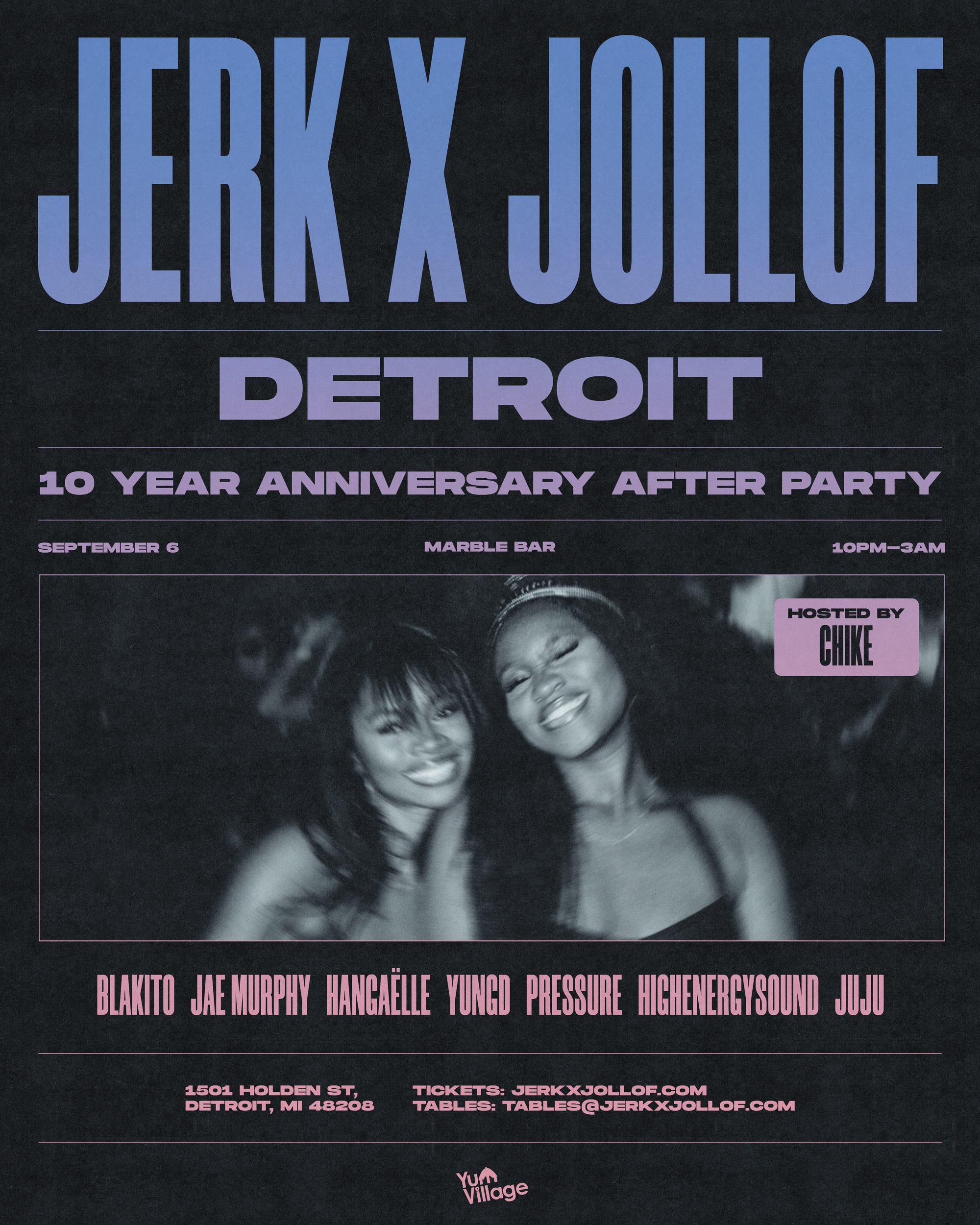 Jerk X Jollof: Detroit (10 Year Anniversary After Party)