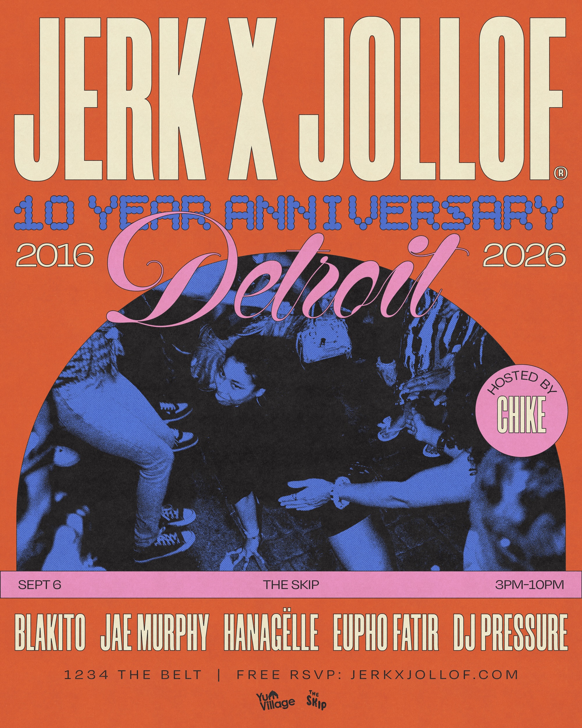 Jerk X Jollof: Detroit (10 Year Anniversary)
