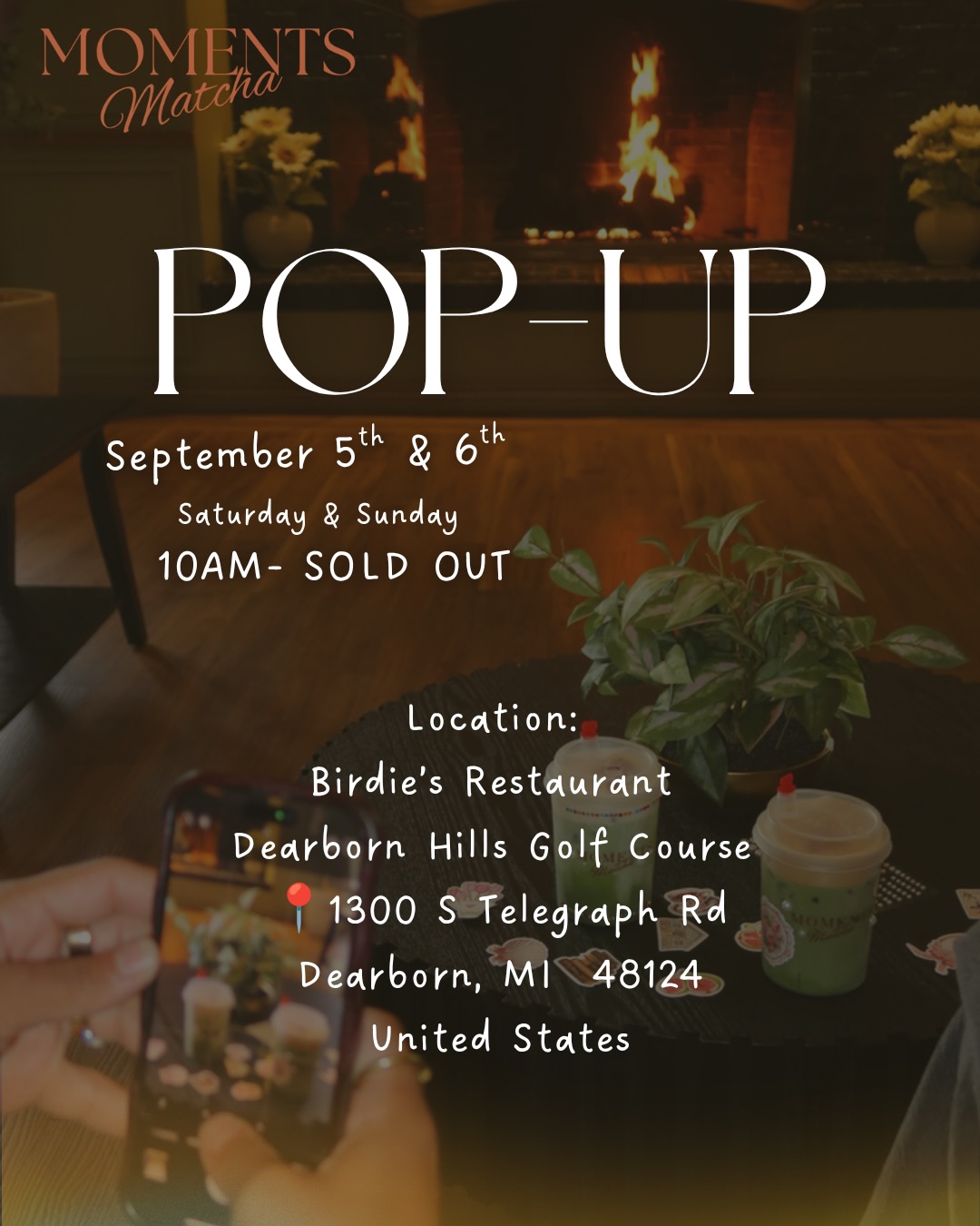 Moments Matcha Pop-Up