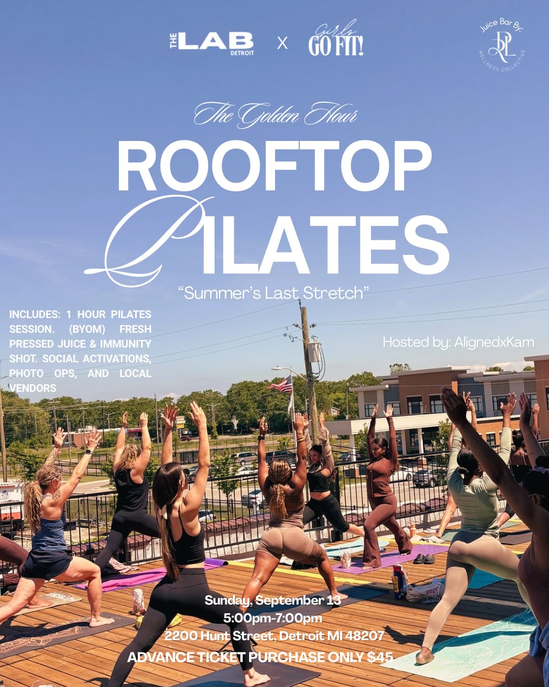 Rooftop Pilates: Summer's Last Stretch