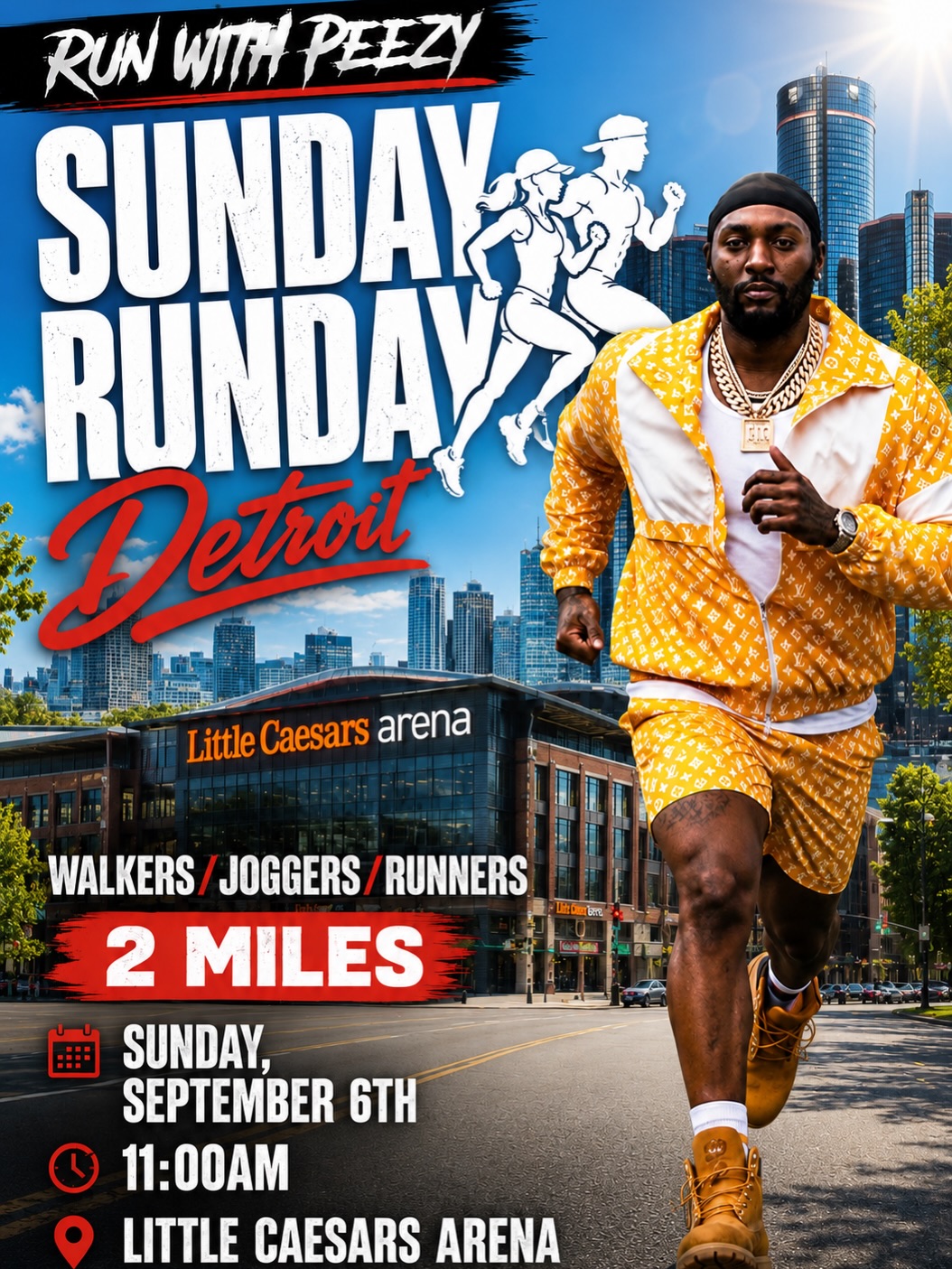 Sunday Runday Detroit with Peezy