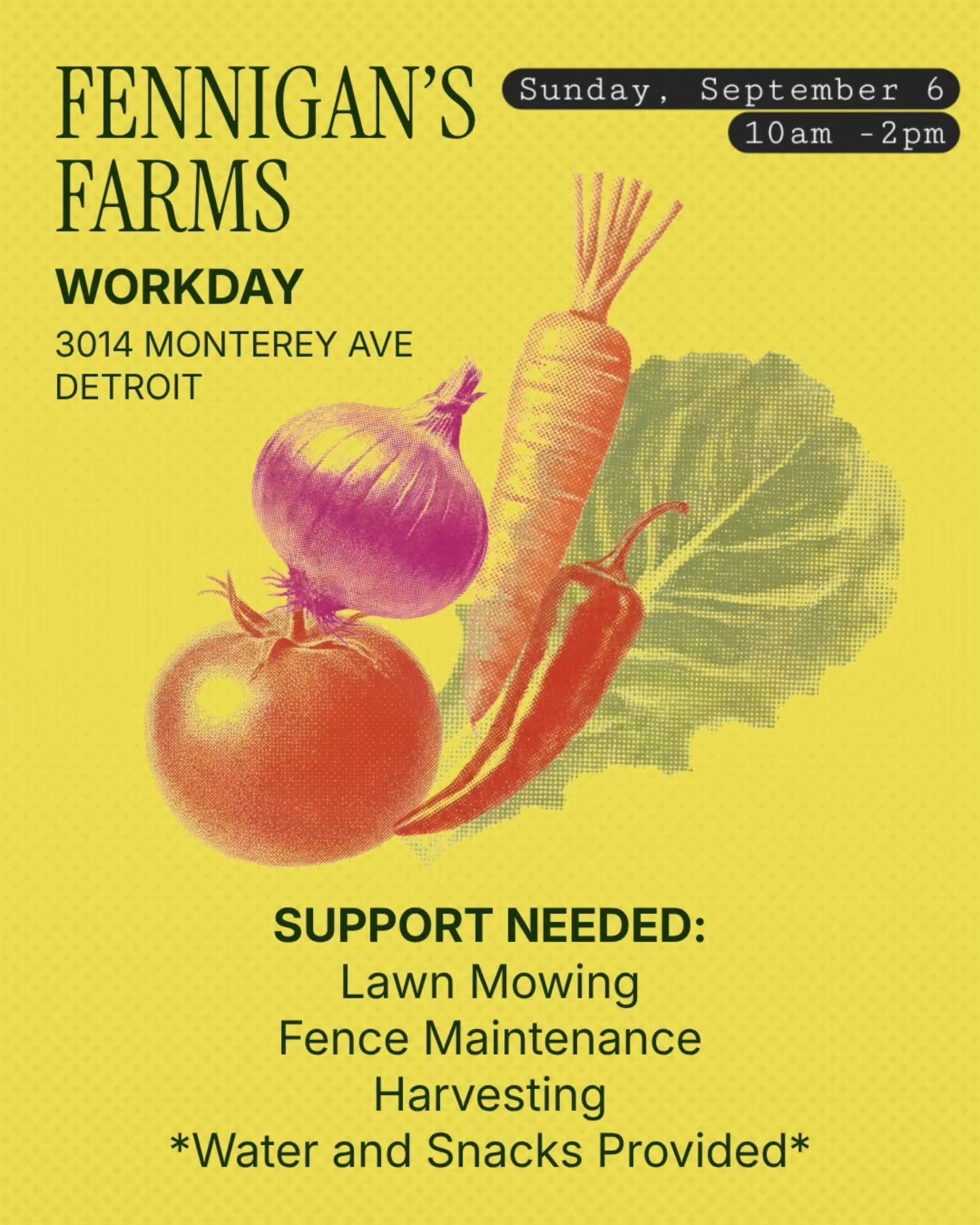 Fennigan's Farms Workday