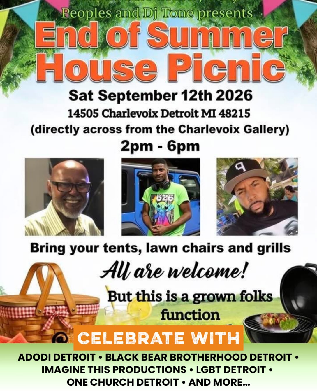 End of Summer House Picnic