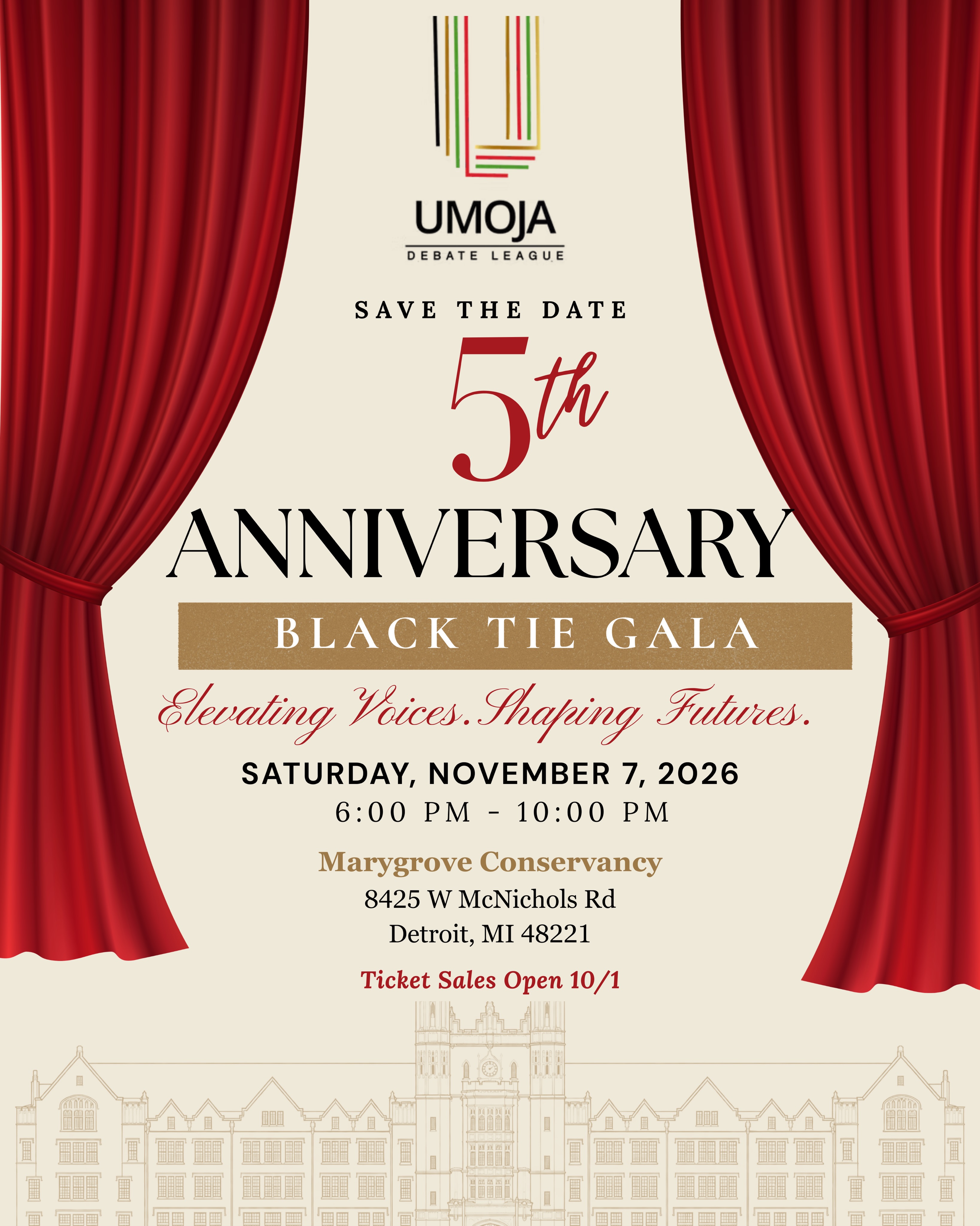 UMOJA Debate League Presents: 5th Anniversary Black Tie Gala