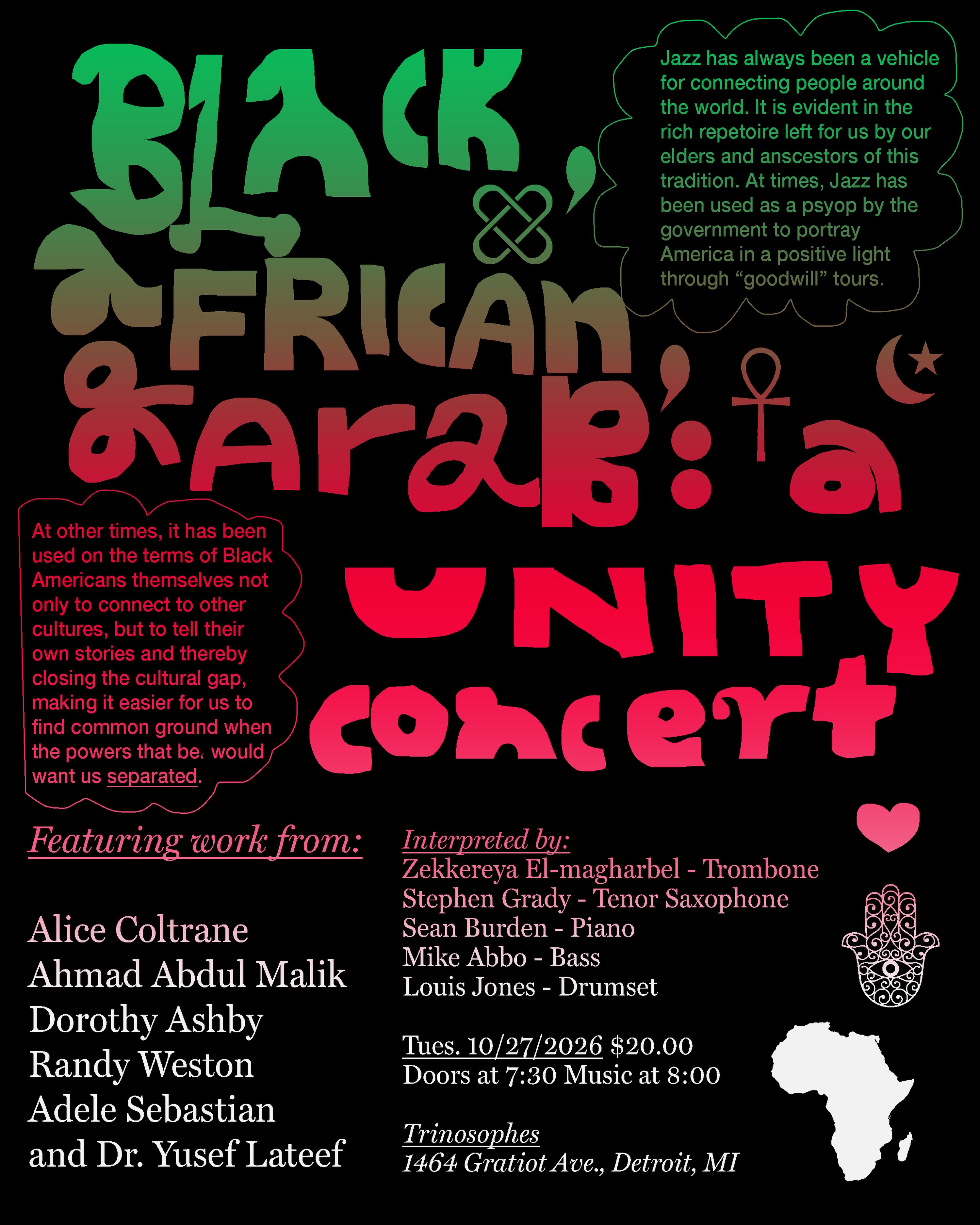 Black African & Arab: a Unity Concert