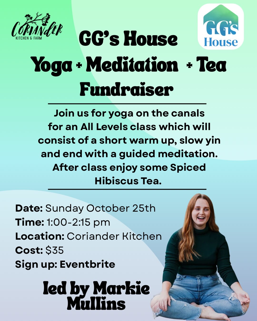 GG's House Yoga + Meditation + Tea Fundraiser