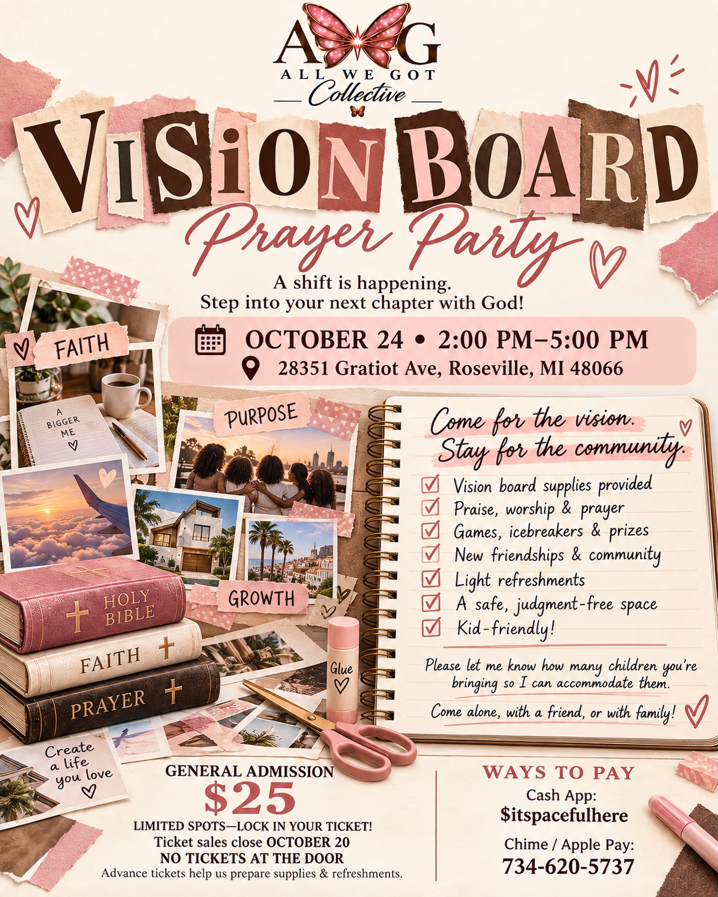 Vision Board Prayer Party